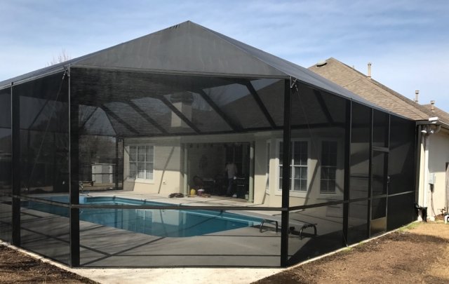 screen pool enclosure, screen pool, bird cage