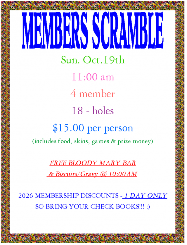 Member's Day
