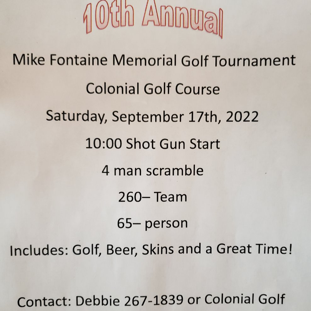 10th annual Mike Fonatine Memorial