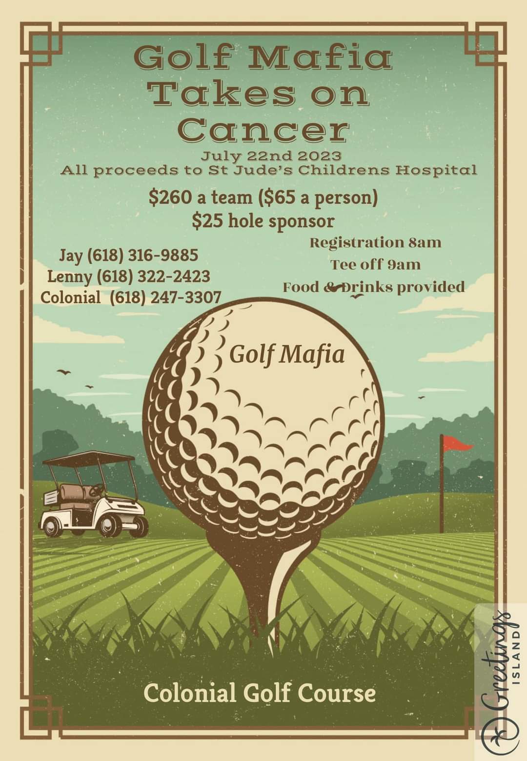 Golf Mafia Cancer Scramble