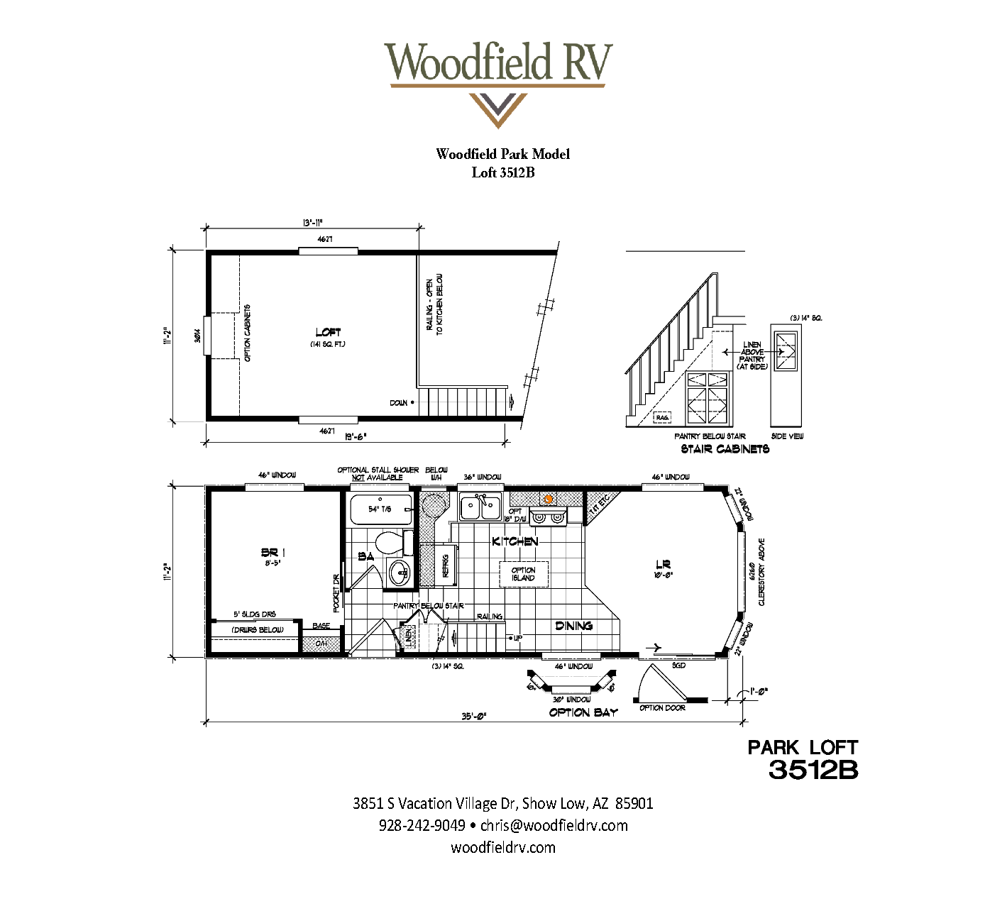 Show Low Park Model Loft Cabin